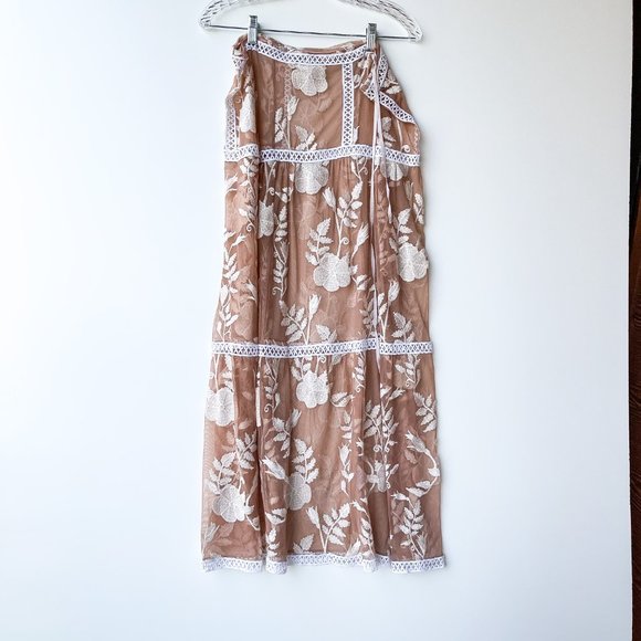 For Love & Lemons Emelia Top & Maxi Skirt Boho Set - Picture 14 of 16